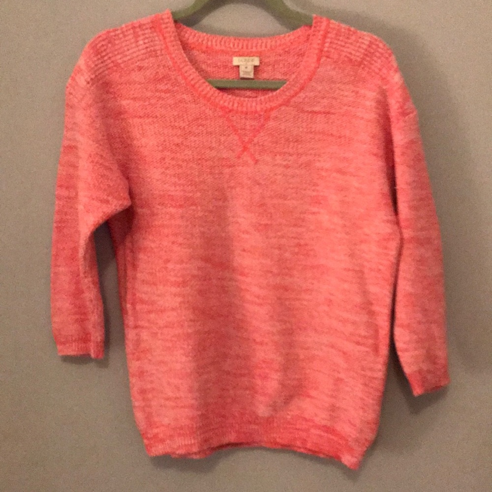 J. Crew Coral Sweater